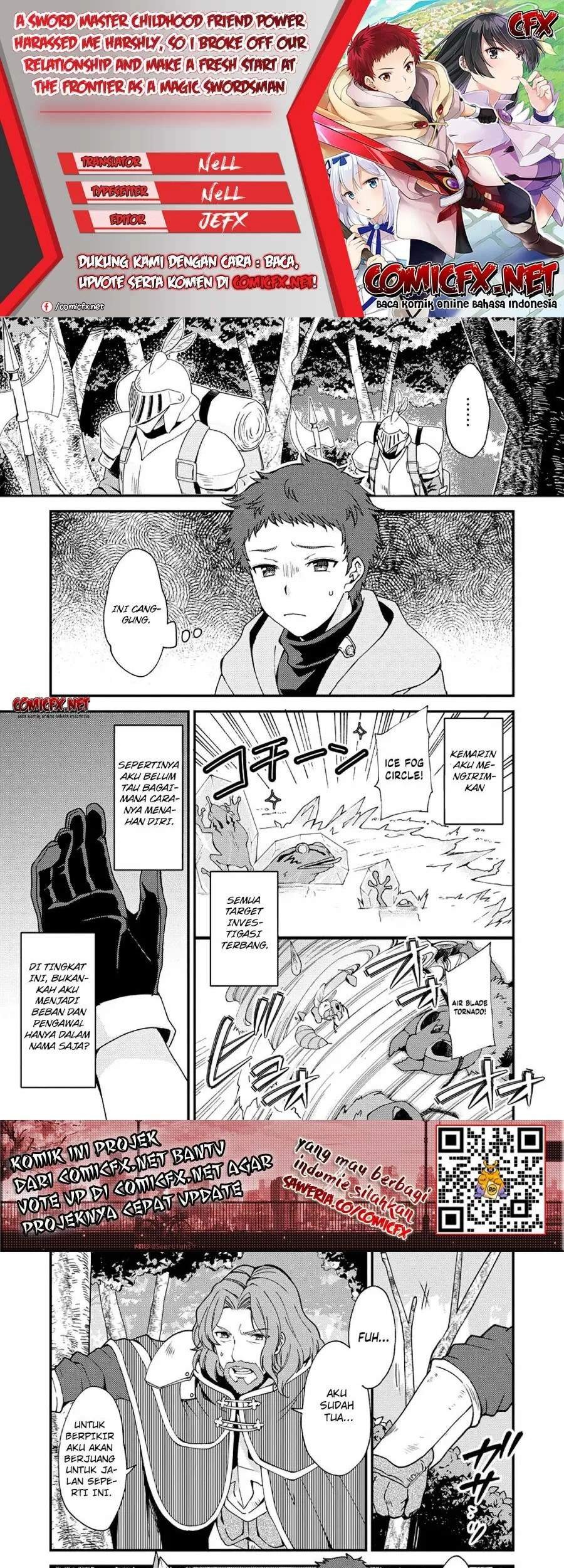 A Sword Master Childhood Friend Power Harassed Me Harshly, So I Broke off Our Relationship and Make a Fresh Start at the Frontier as a Magic Swordsman Chapter 6.1 - halaman 1