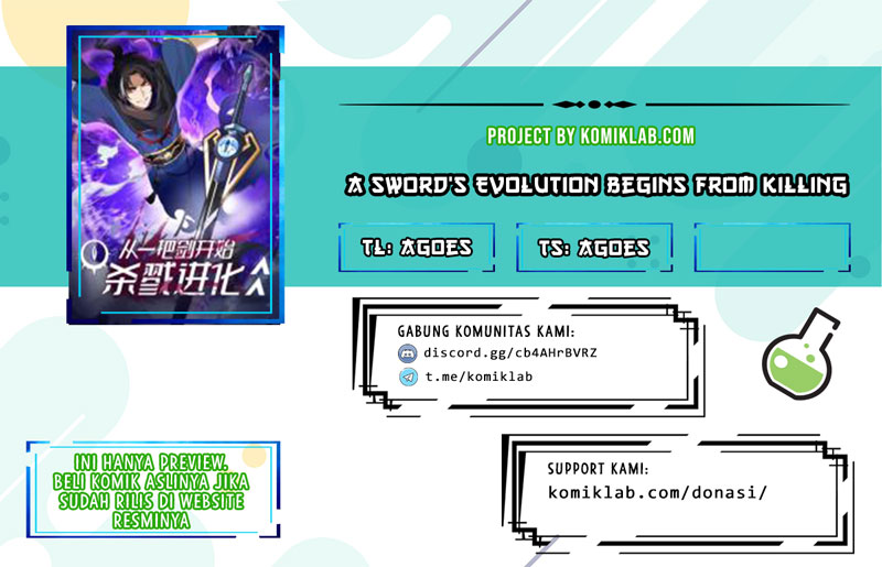 A Sword’s Evolution Begins From Killing Chapter 1 - halaman 1