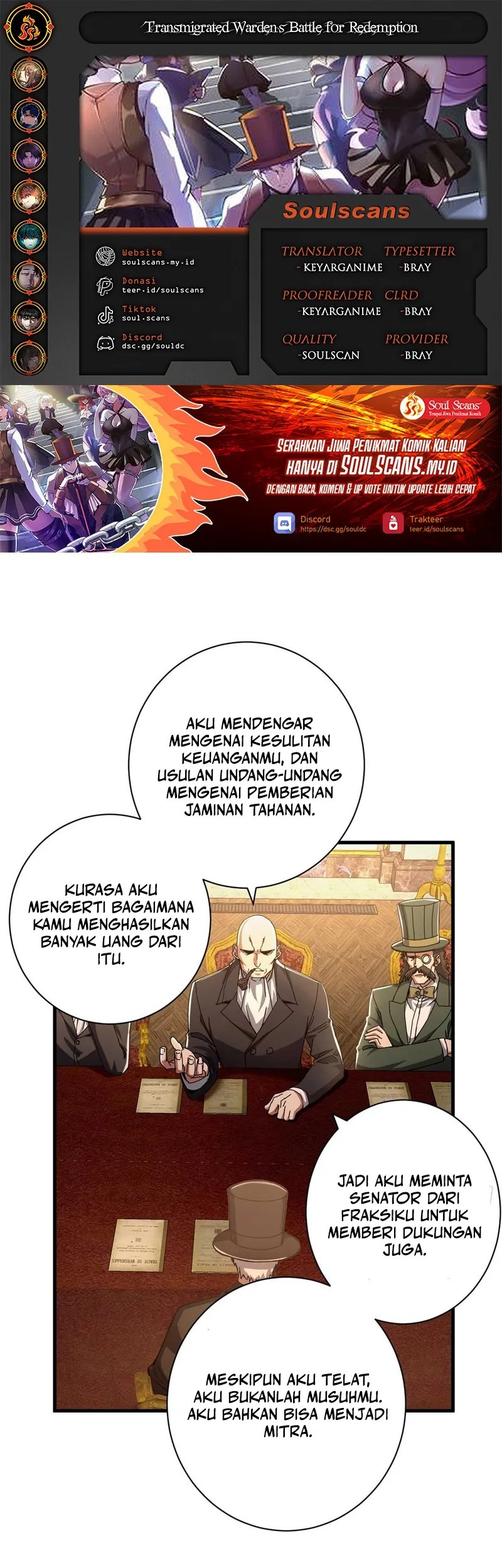 A Transmigrated Warden’s Battle for Redemption Chapter 80 - halaman 1