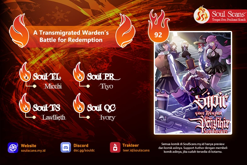 A Transmigrated Warden’s Battle for Redemption Chapter 92 - halaman 1