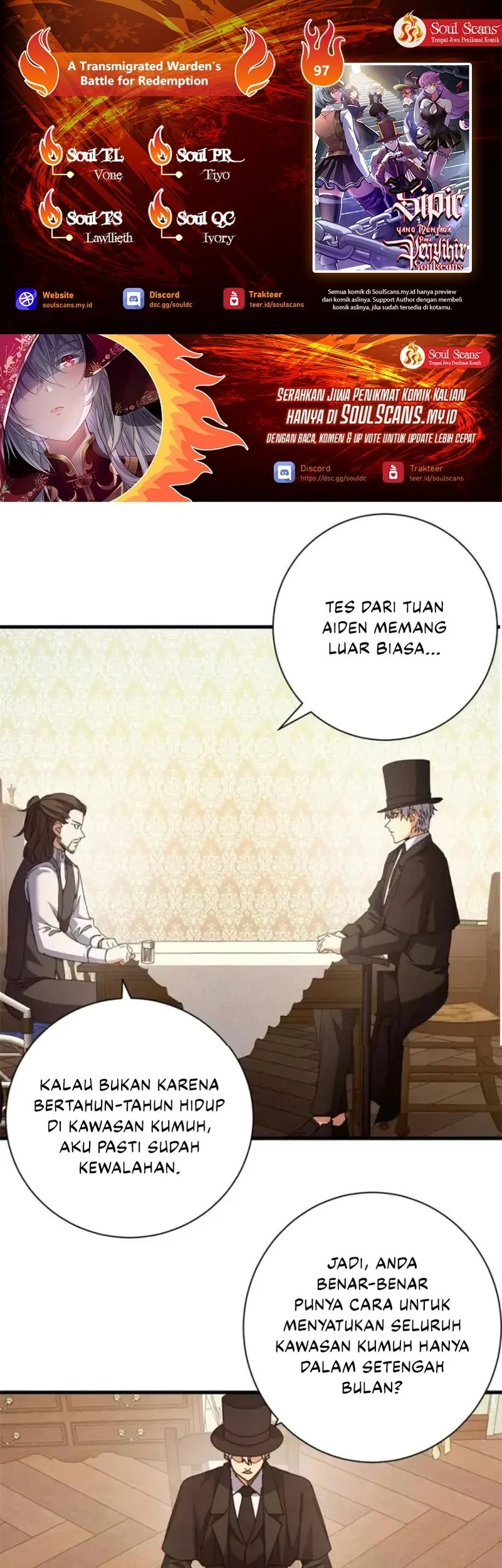 A Transmigrated Warden’s Battle for Redemption Chapter 97 - halaman 1
