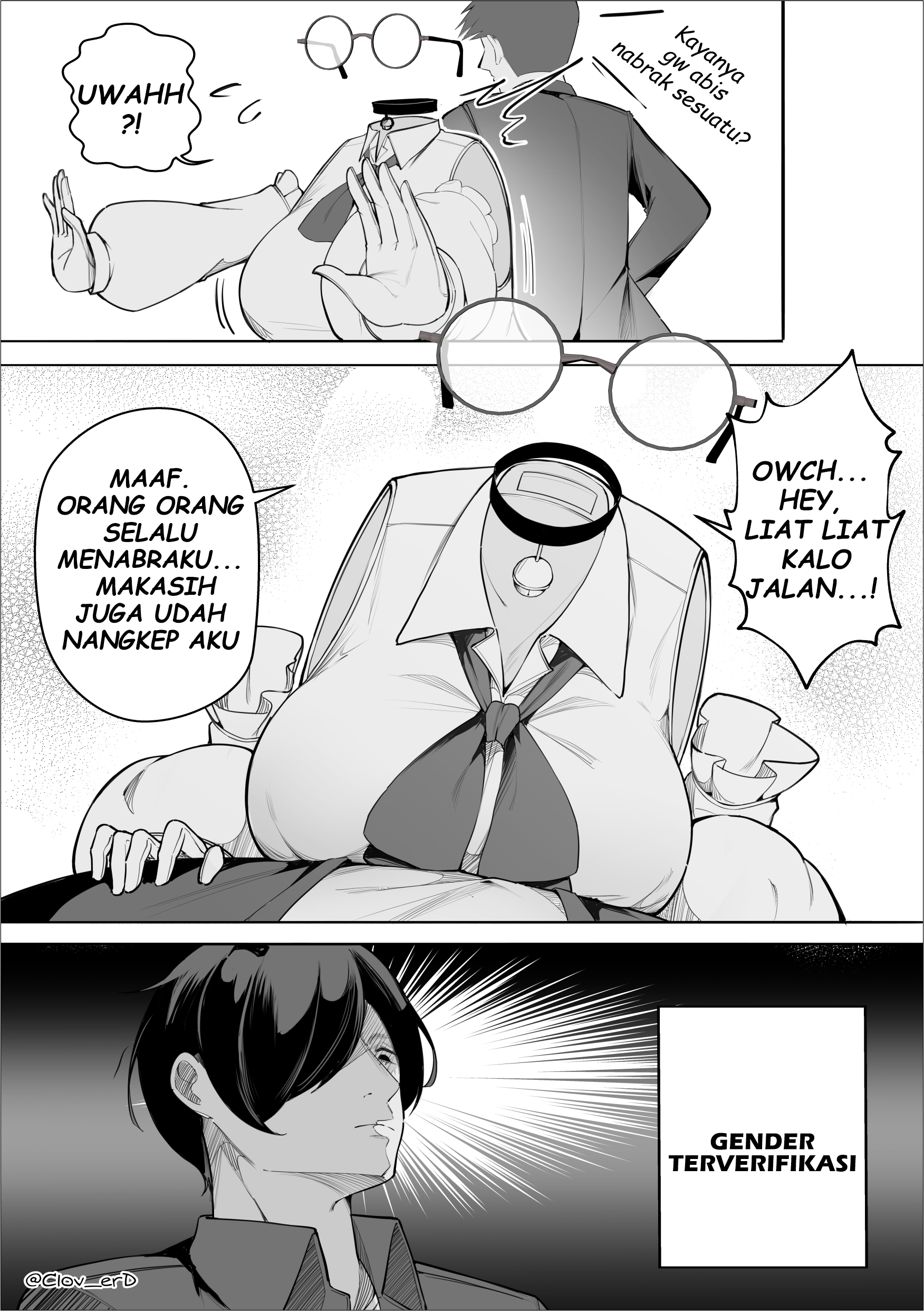 A Transparent Girl with Visible Thirst Chapter 3 - halaman 1
