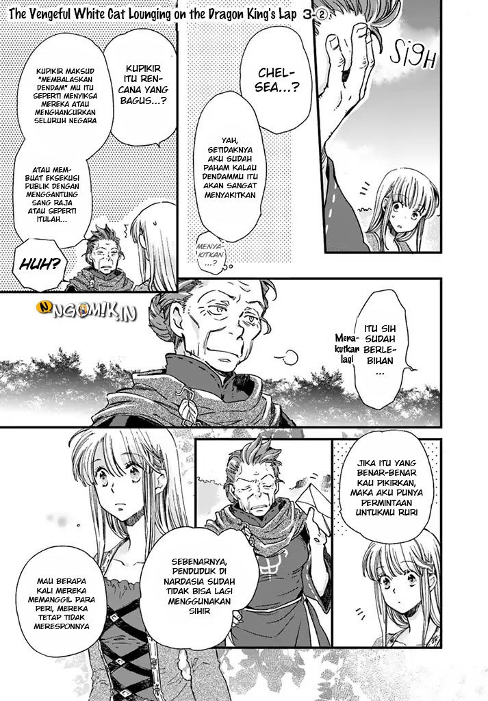 A Vengeful White Cat Lounges Around on the Dragon King’s Lap Chapter 3 - halaman 12