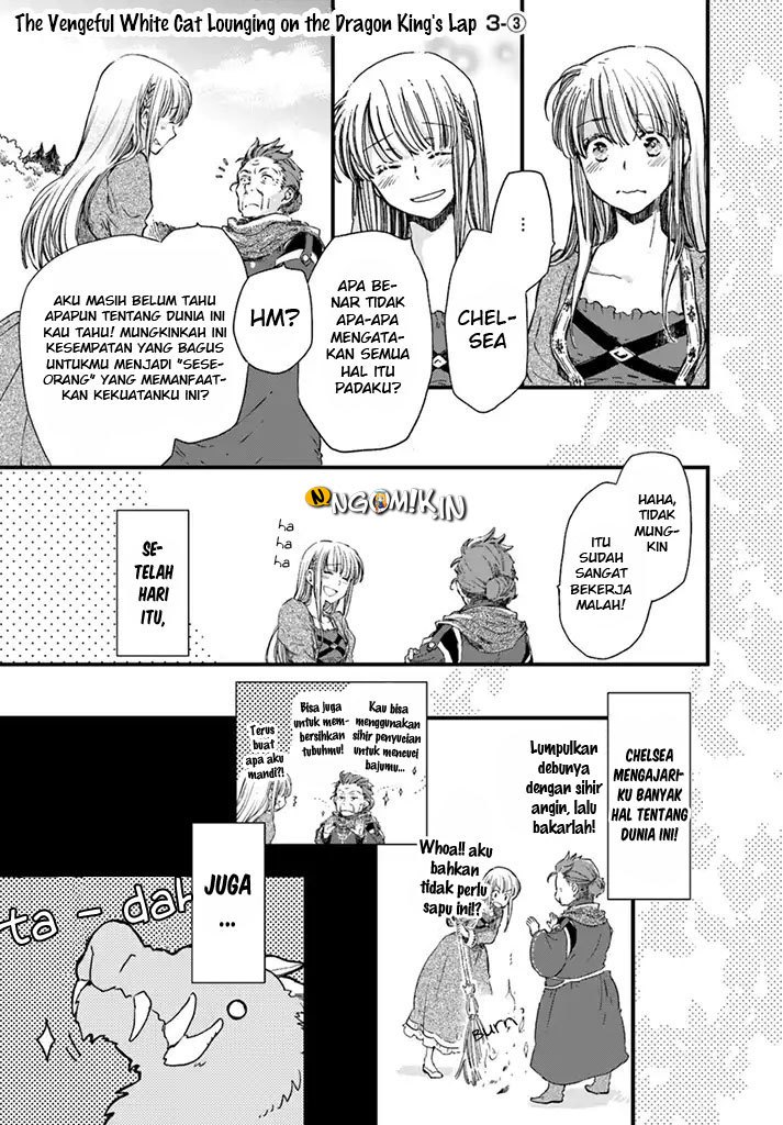 A Vengeful White Cat Lounges Around on the Dragon King’s Lap Chapter 3 - halaman 18