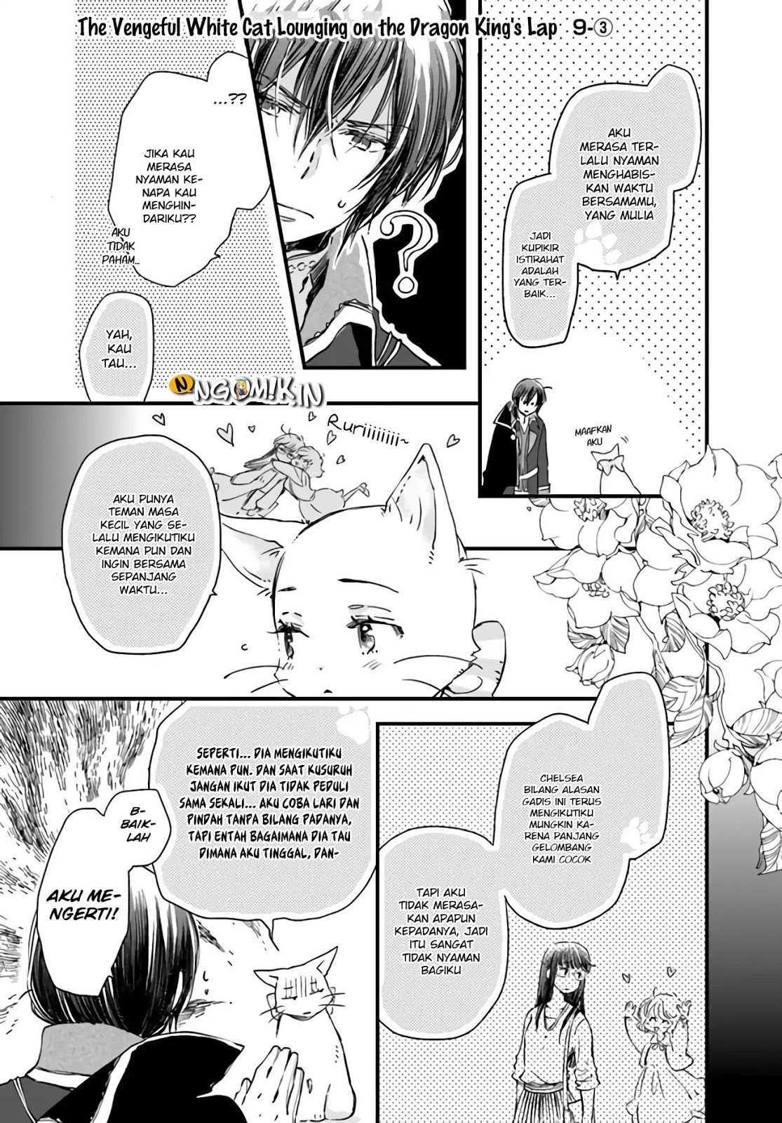 A Vengeful White Cat Lounges Around on the Dragon King’s Lap Chapter 9 - halaman 17