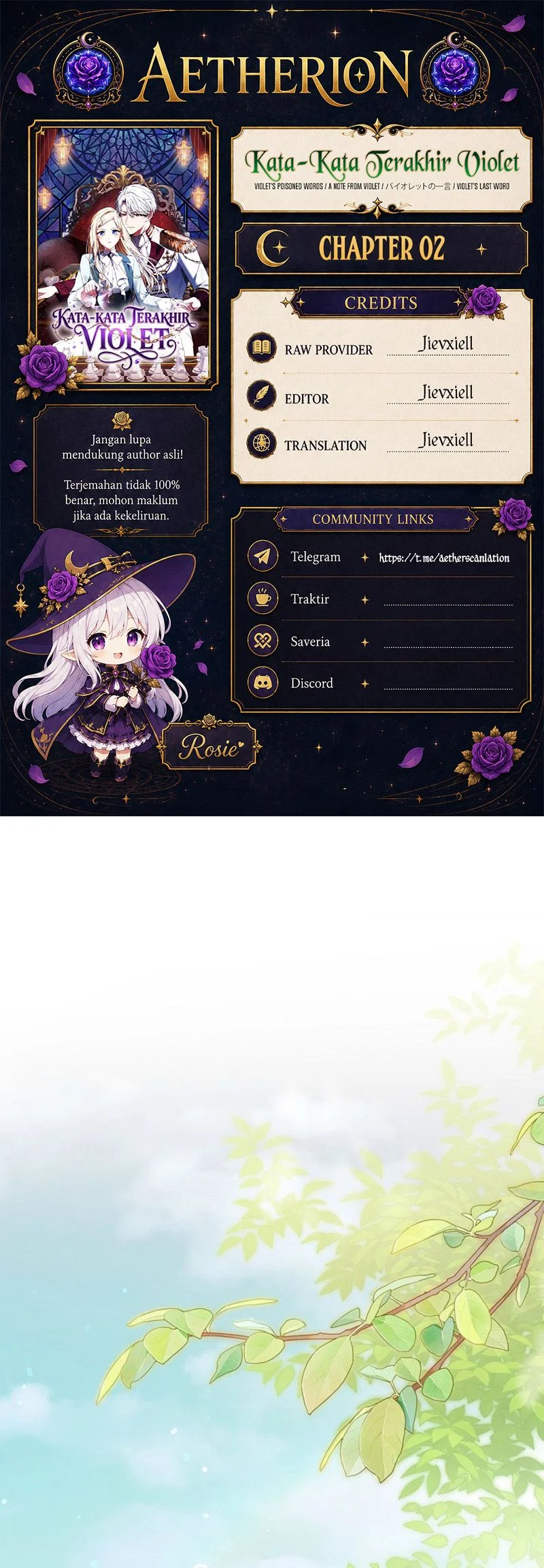 A Word from Violet Chapter 2 - halaman 1