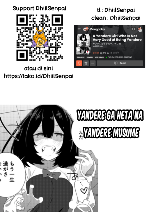 A Yandere Girl Who Is Not Very Good at Being Yandere Chapter 3 - halaman 3