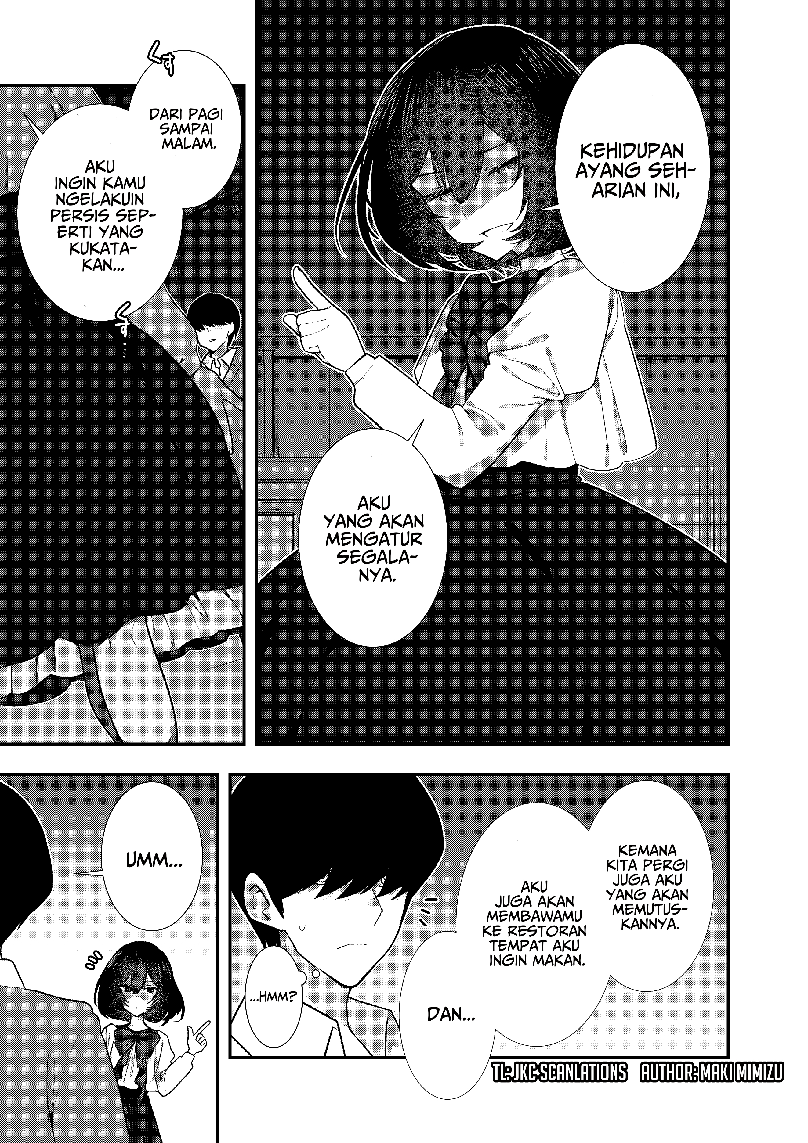 A Yandere Girl Who Is Not Very Good at Being Yandere Chapter 8 - halaman 1