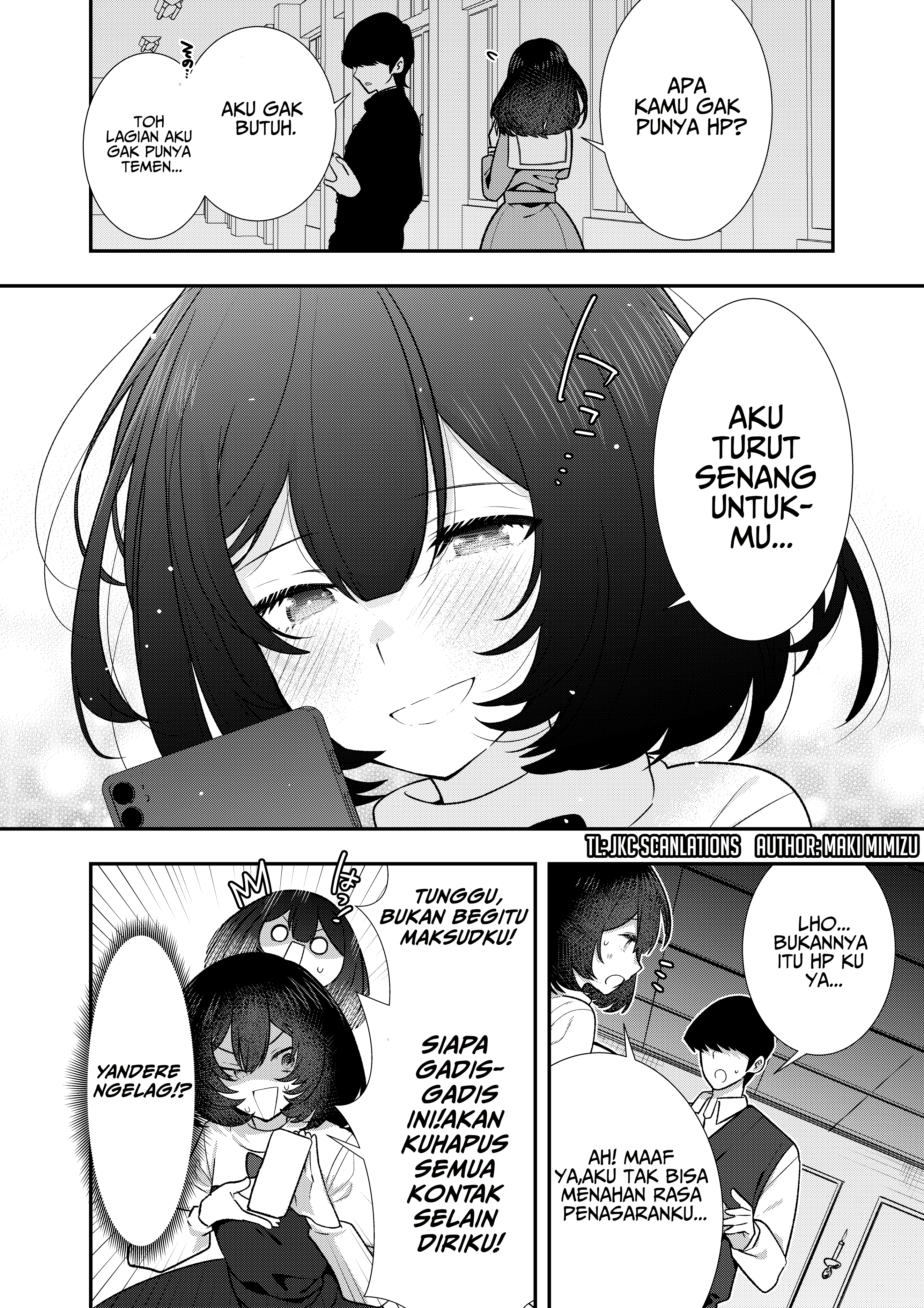 A Yandere Girl Who Is Not Very Good at Being Yandere Chapter 9 - halaman 2