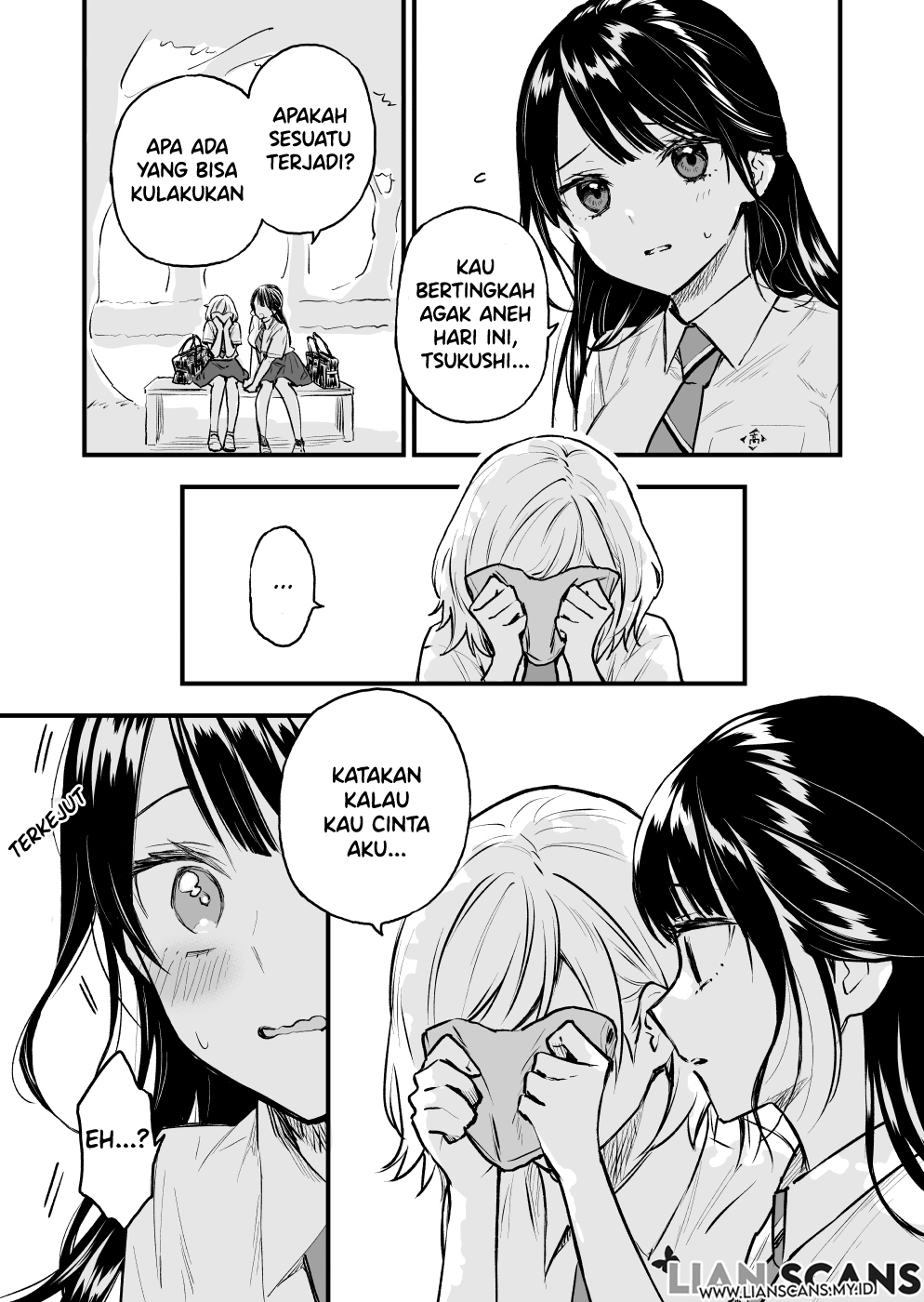 A Yuri Manga That Starts With Getting Rejected in a Dream (Pre-serialization) Chapter 4 - halaman 1