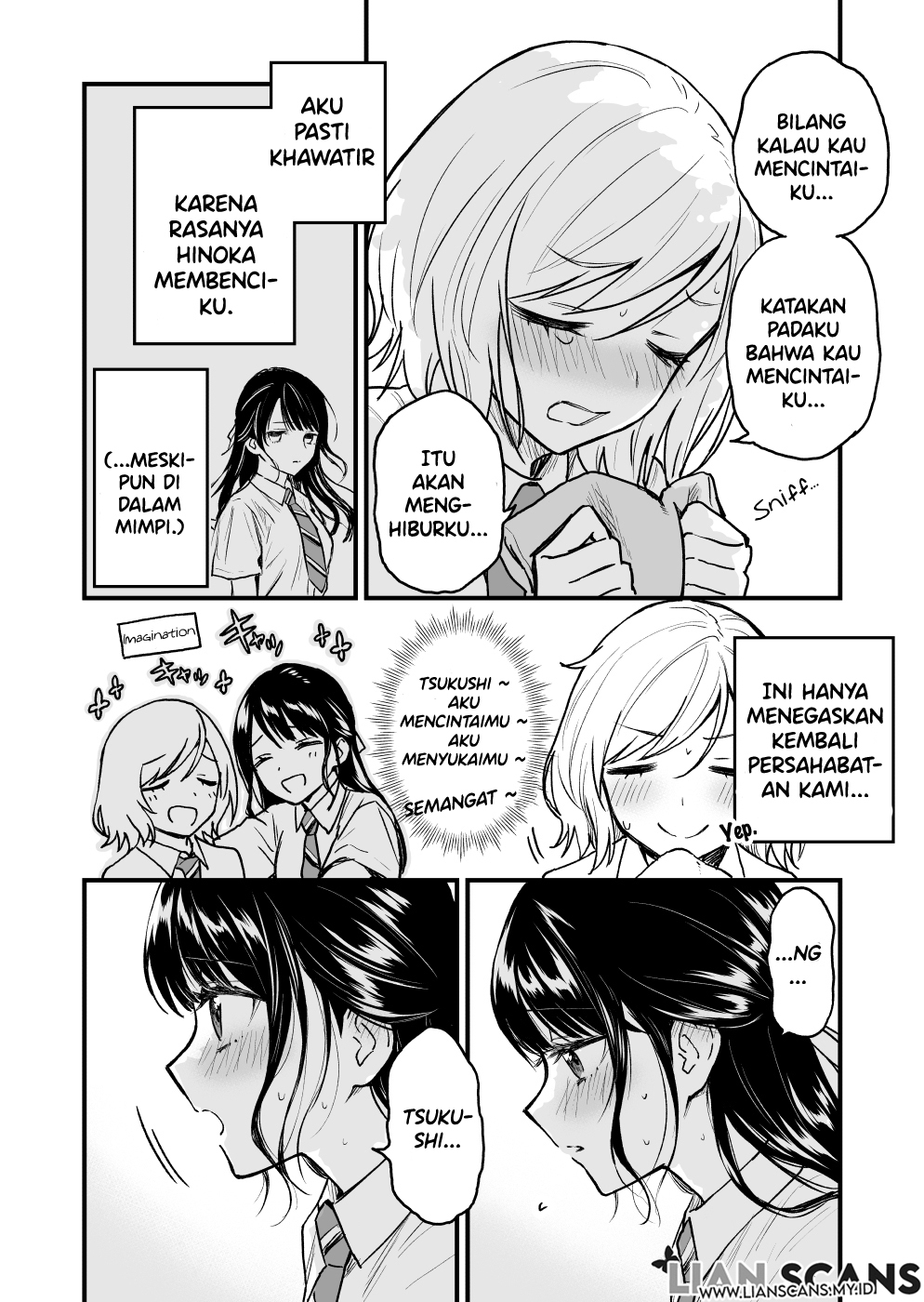 A Yuri Manga That Starts With Getting Rejected in a Dream (Pre-serialization) Chapter 4 - halaman 2