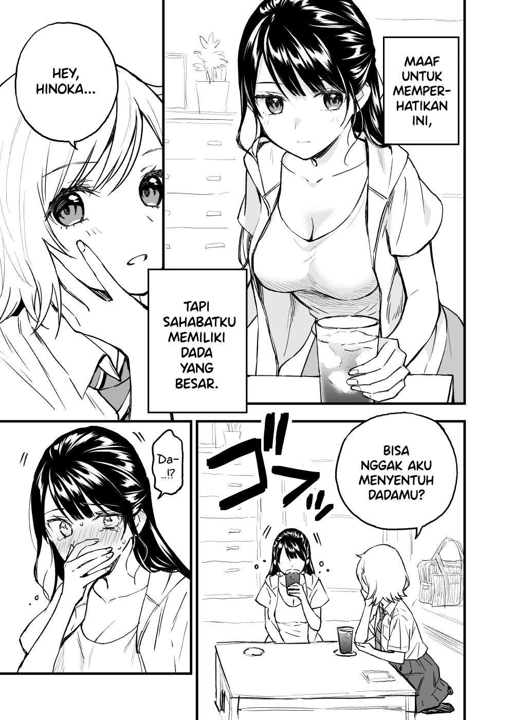 A Yuri Manga That Starts With Getting Rejected in a Dream (Pre-serialization) Chapter 6 - halaman 1