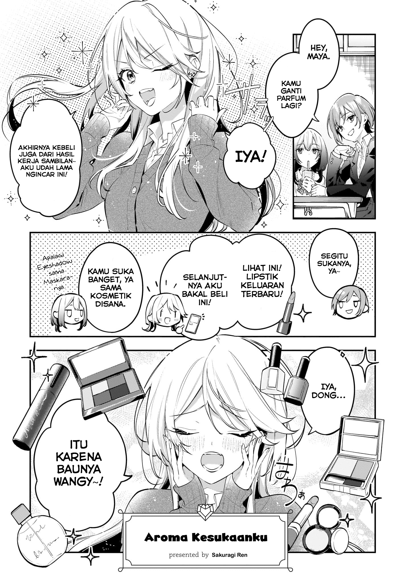 Aashi to Watashi. Gal x Yuri Anthology Chapter 3 - halaman 1