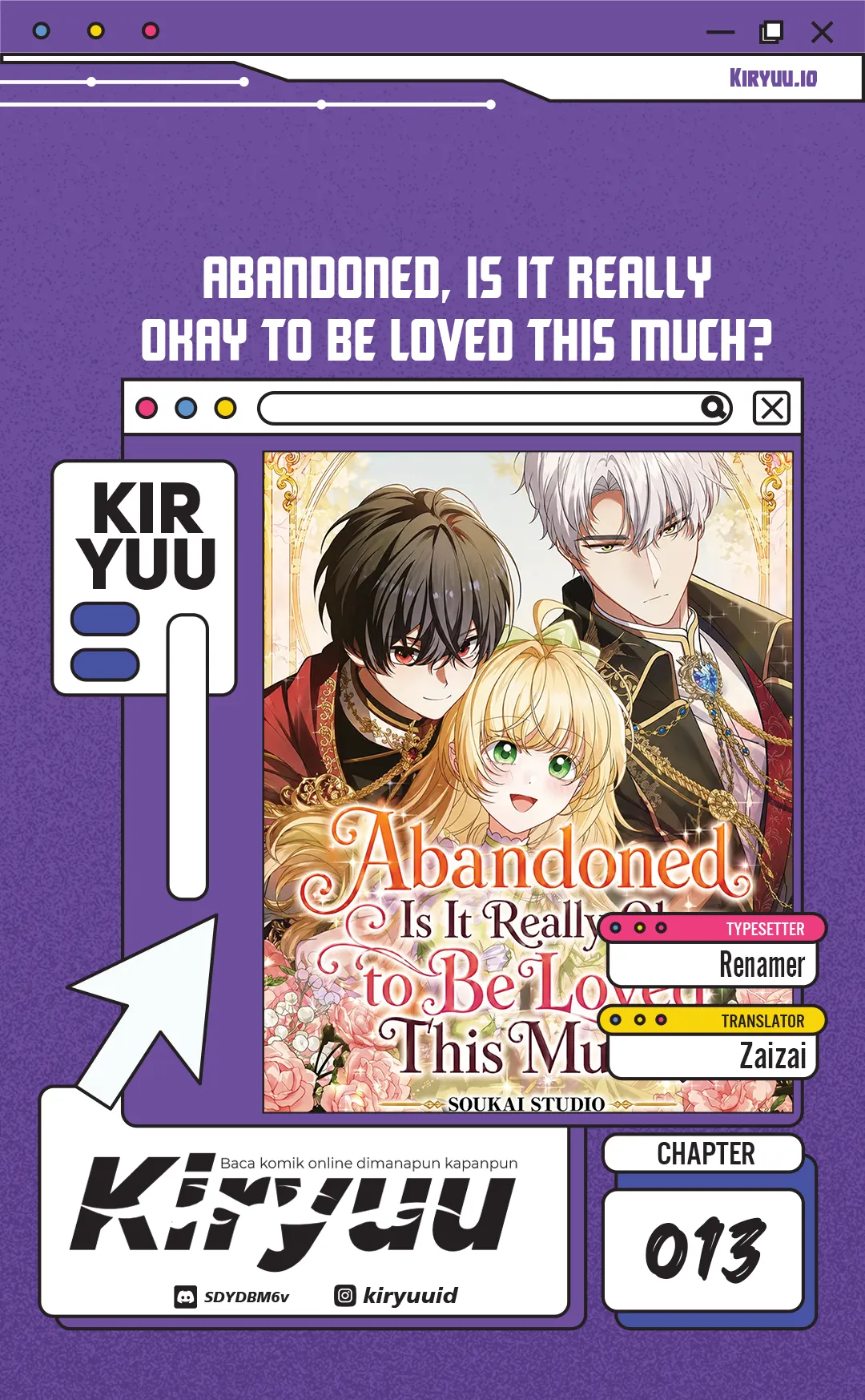 Abandoned, Is It Really Okay to Be Loved This Much? Chapter 13 - halaman 1