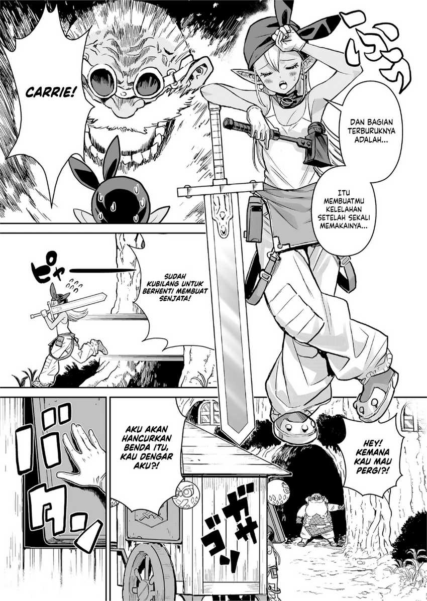 Abandoned: The Hero Who’s So Strong He Breaks Every Weapon, and the Elf Weaponsmith Chapter 1 - halaman 10