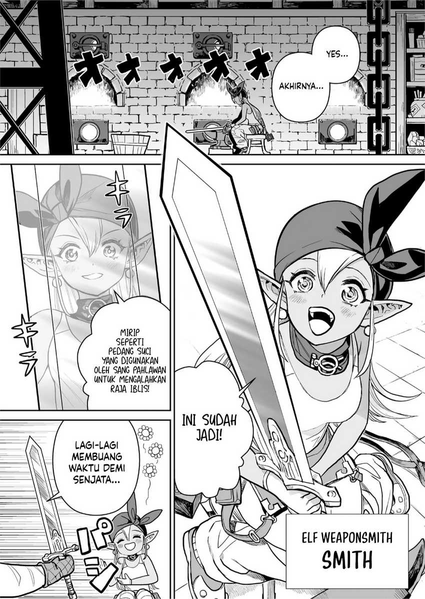 Abandoned: The Hero Who’s So Strong He Breaks Every Weapon, and the Elf Weaponsmith Chapter 1 - halaman 4