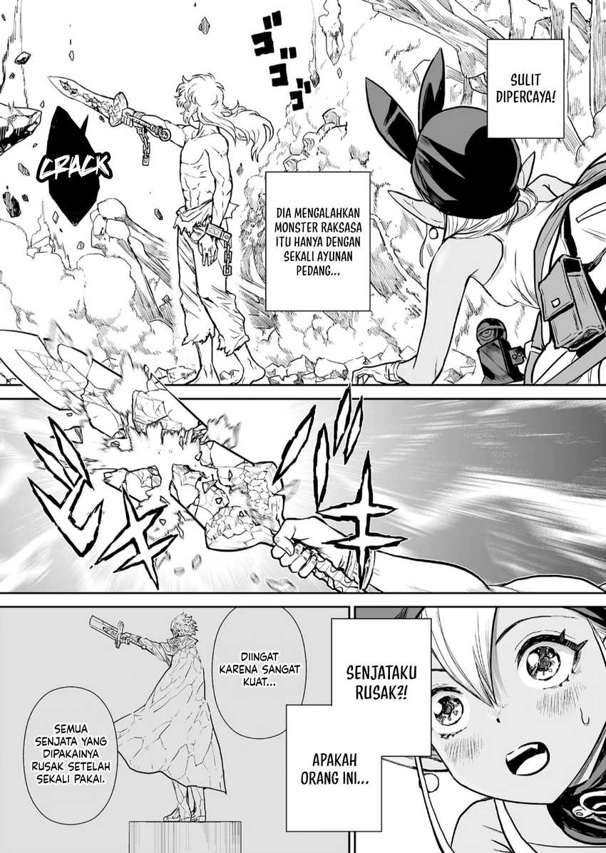 Abandoned: The Hero Who’s So Strong He Breaks Every Weapon, and the Elf Weaponsmith Chapter 1 - halaman 48