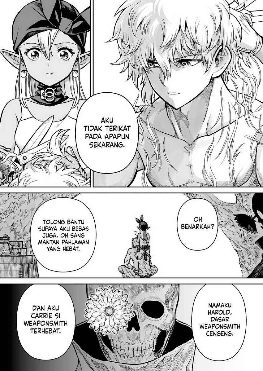 Abandoned: The Hero Who’s So Strong He Breaks Every Weapon, and the Elf Weaponsmith Chapter 2 - halaman 16