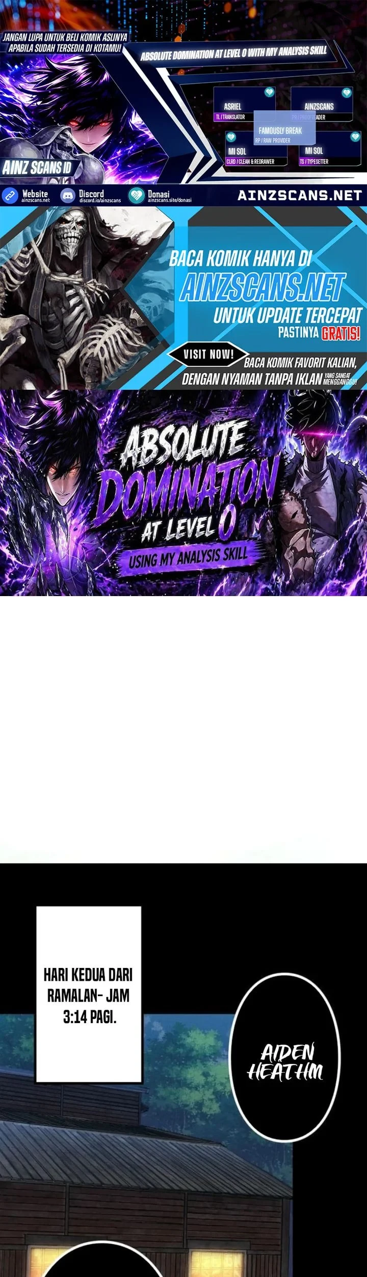 Absolute Domination at Level 0 with My Analysis Skill Chapter 28 - halaman 1