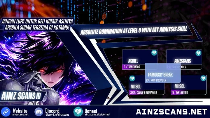 Absolute Domination at Level 0 with My Analysis Skill Chapter 29 - halaman 1