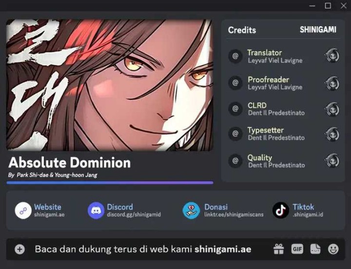 Absolute Dominion Chapter 14 - halaman 1