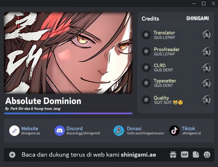 Absolute Dominion Chapter 33 - halaman 1