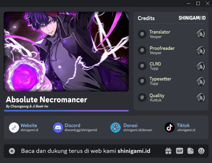Absolute Necromancer Chapter 16 - halaman 1