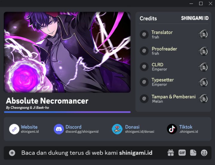 Absolute Necromancer Chapter 27 - halaman 1