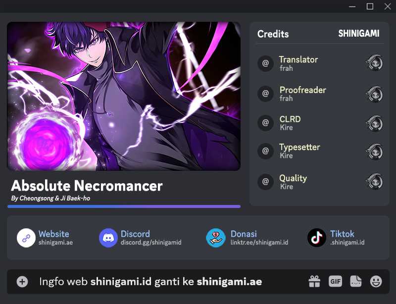 Absolute Necromancer Chapter 29 - halaman 1