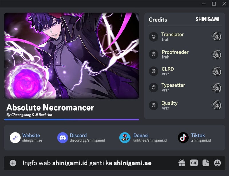 Absolute Necromancer Chapter 32 - halaman 1