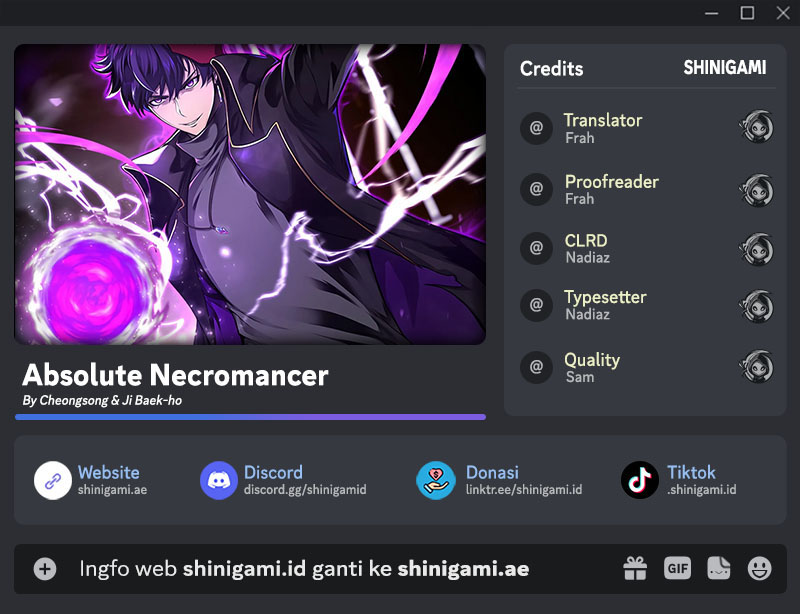 Absolute Necromancer Chapter 34 - halaman 1