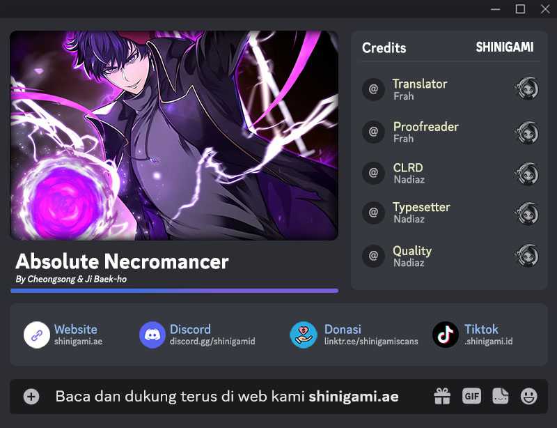 Absolute Necromancer Chapter 54 - halaman 1