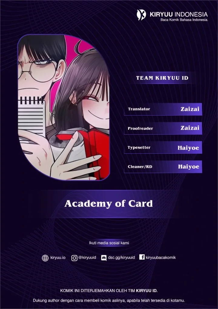 Academy of Card Chapter 1 - halaman 1