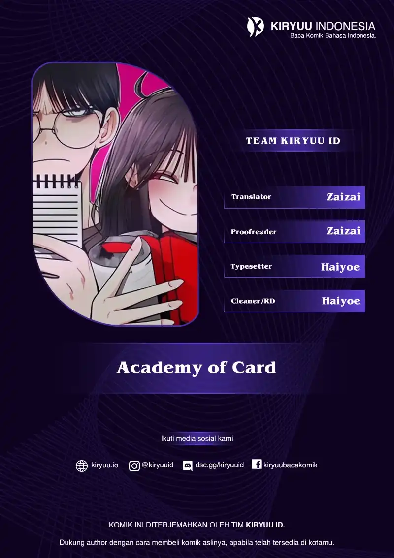 Academy of Card Chapter 2 - halaman 1