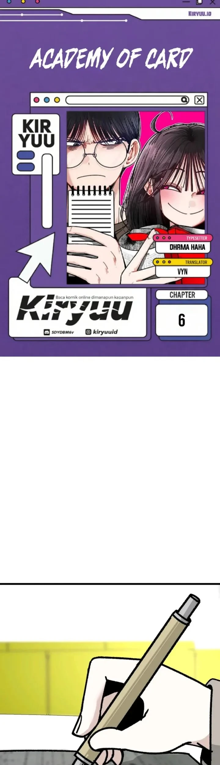 Academy of Card Chapter 6 - halaman 1