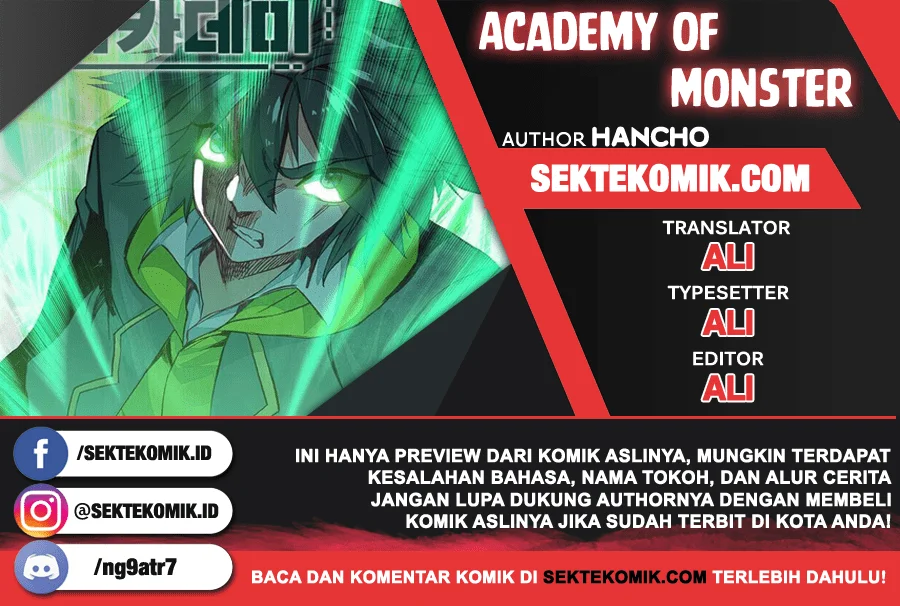 Academy of Monster Chapter 2 - halaman 1