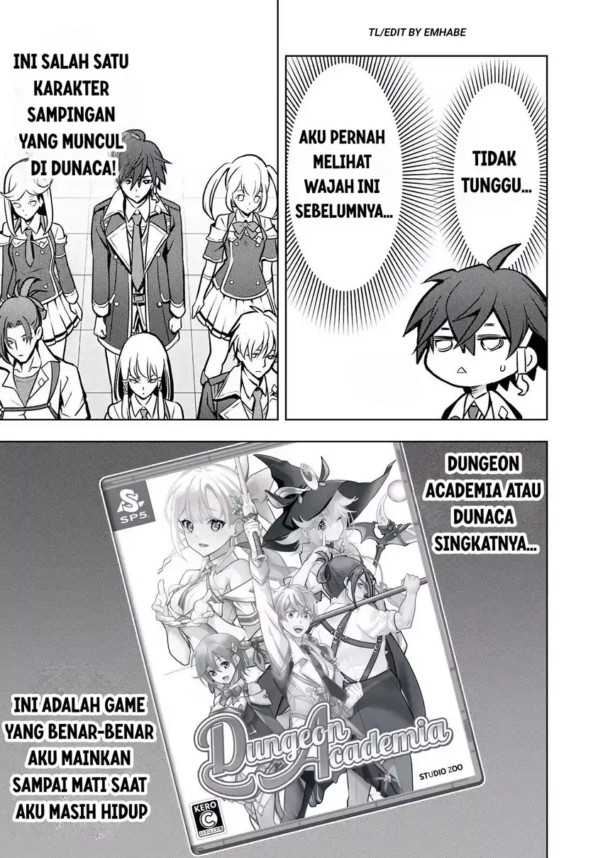 Academy Saikyou no Mob Healer: Shinigee Sekai no Mob ni Tensei Shita Ore wa, Hazure Job [Healer] to Gensaku Chishiki de Musou Suru Chapter 1.1 - halaman 15