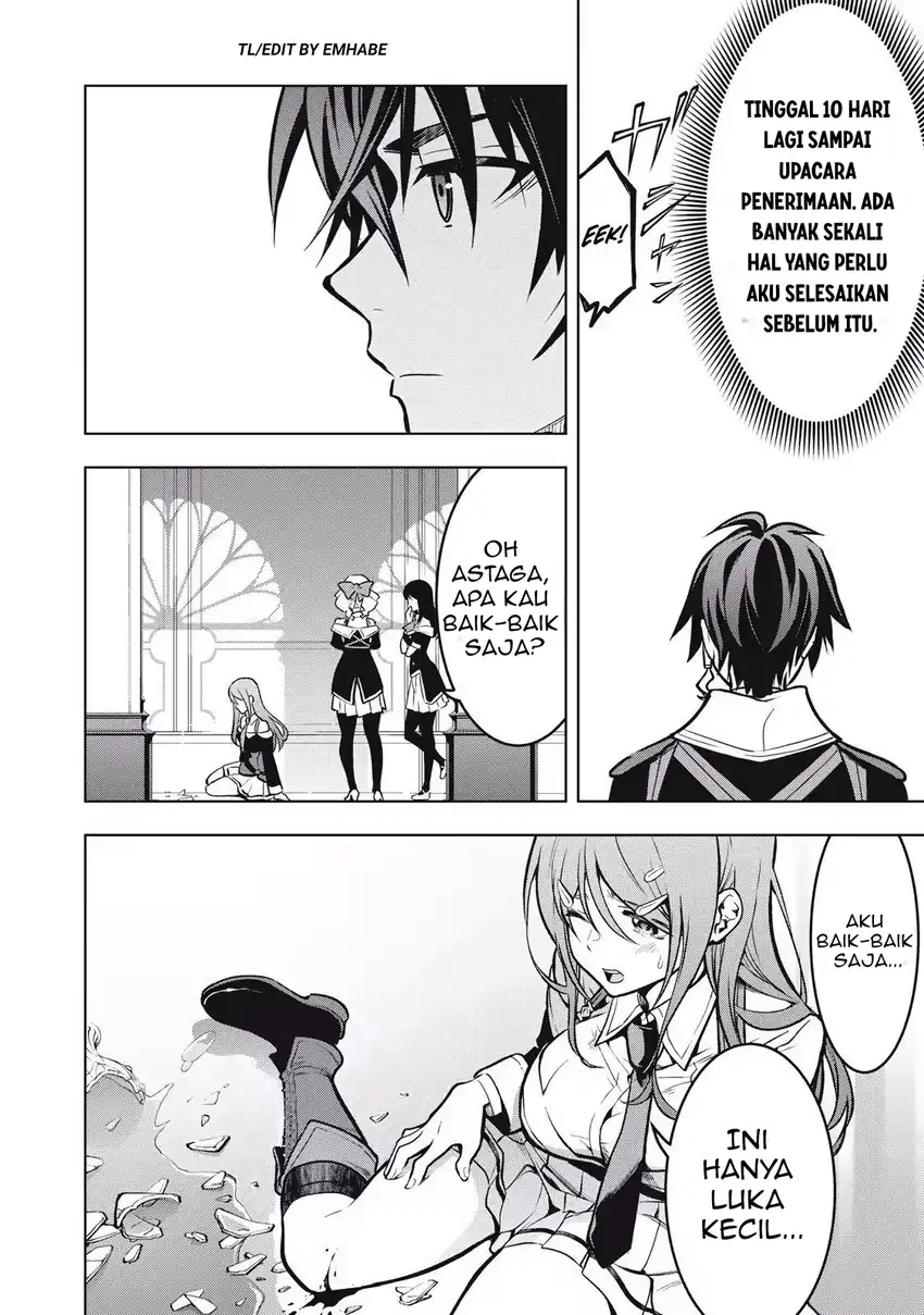 Academy Saikyou no Mob Healer: Shinigee Sekai no Mob ni Tensei Shita Ore wa, Hazure Job [Healer] to Gensaku Chishiki de Musou Suru Chapter 1.1 - halaman 24