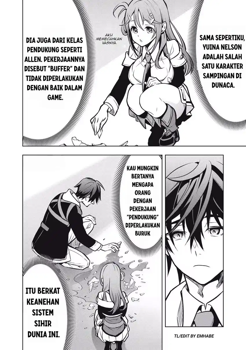 Academy Saikyou no Mob Healer: Shinigee Sekai no Mob ni Tensei Shita Ore wa, Hazure Job [Healer] to Gensaku Chishiki de Musou Suru Chapter 1.1 - halaman 30