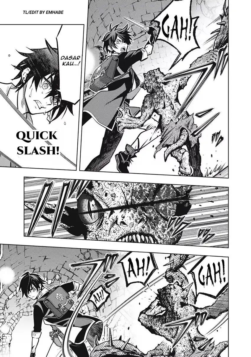 Academy Saikyou no Mob Healer: Shinigee Sekai no Mob ni Tensei Shita Ore wa, Hazure Job [Healer] to Gensaku Chishiki de Musou Suru Chapter 1.2 - halaman 13