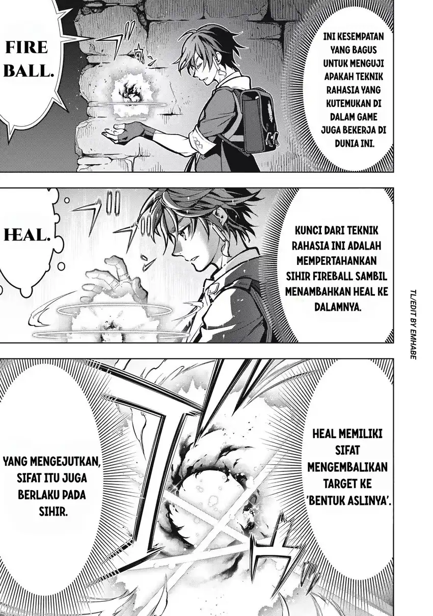 Academy Saikyou no Mob Healer: Shinigee Sekai no Mob ni Tensei Shita Ore wa, Hazure Job [Healer] to Gensaku Chishiki de Musou Suru Chapter 1.2 - halaman 19