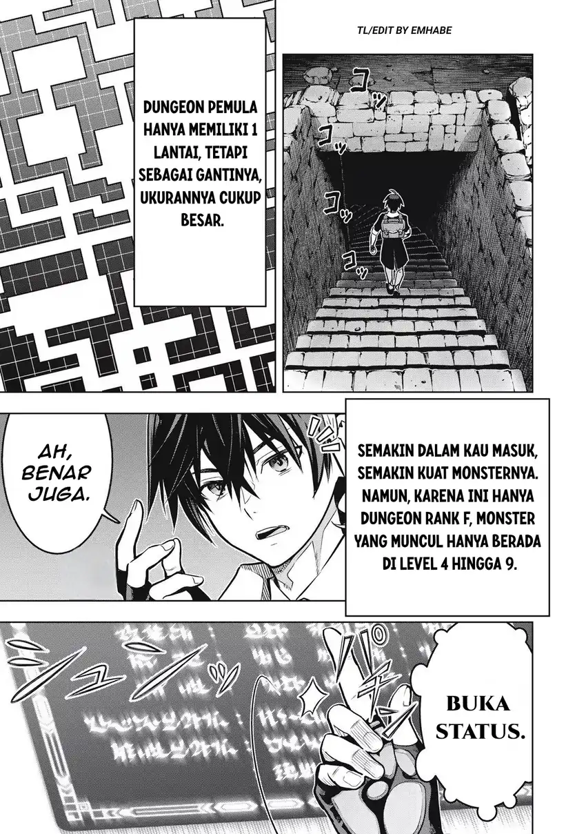 Academy Saikyou no Mob Healer: Shinigee Sekai no Mob ni Tensei Shita Ore wa, Hazure Job [Healer] to Gensaku Chishiki de Musou Suru Chapter 1.2 - halaman 5