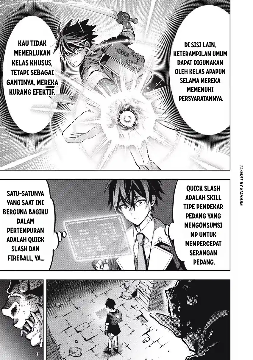 Academy Saikyou no Mob Healer: Shinigee Sekai no Mob ni Tensei Shita Ore wa, Hazure Job [Healer] to Gensaku Chishiki de Musou Suru Chapter 1.2 - halaman 7
