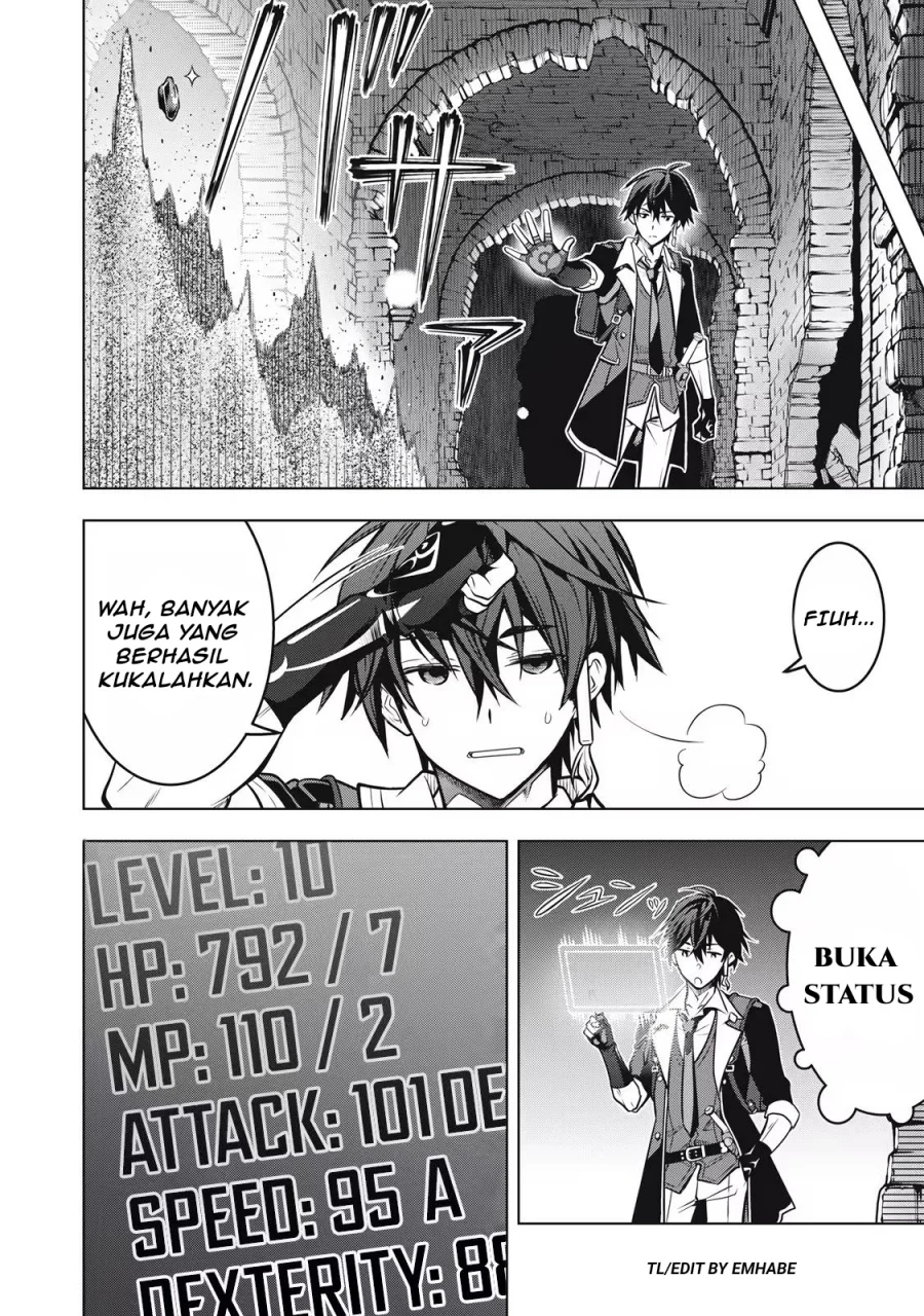 Academy Saikyou no Mob Healer: Shinigee Sekai no Mob ni Tensei Shita Ore wa, Hazure Job [Healer] to Gensaku Chishiki de Musou Suru Chapter 2.1 - halaman 11