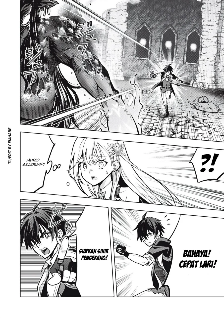 Academy Saikyou no Mob Healer: Shinigee Sekai no Mob ni Tensei Shita Ore wa, Hazure Job [Healer] to Gensaku Chishiki de Musou Suru Chapter 2.2 - halaman 19