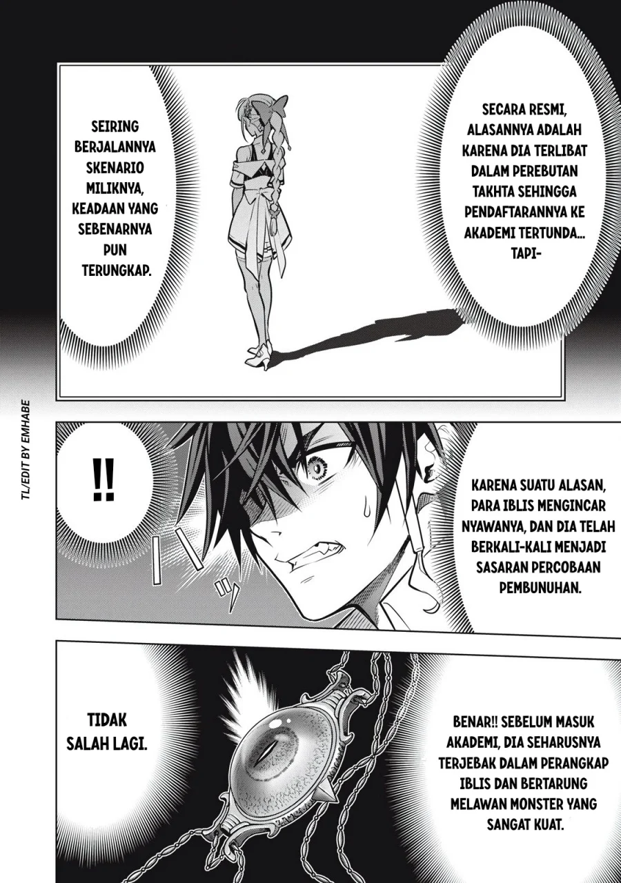 Academy Saikyou no Mob Healer: Shinigee Sekai no Mob ni Tensei Shita Ore wa, Hazure Job [Healer] to Gensaku Chishiki de Musou Suru Chapter 2.2 - halaman 4