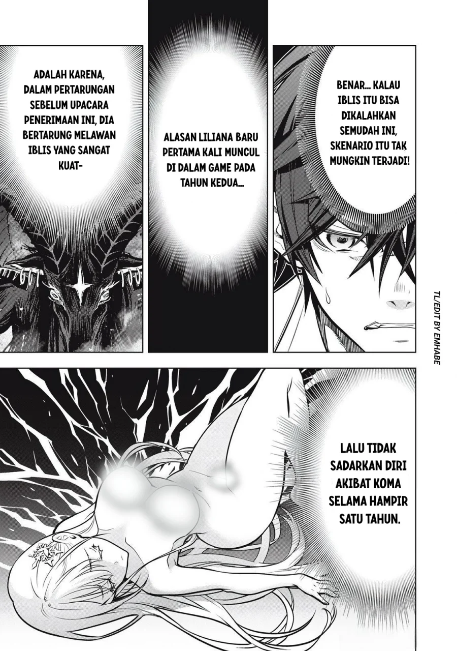 Academy Saikyou no Mob Healer: Shinigee Sekai no Mob ni Tensei Shita Ore wa, Hazure Job [Healer] to Gensaku Chishiki de Musou Suru Chapter 2.2 - halaman 9