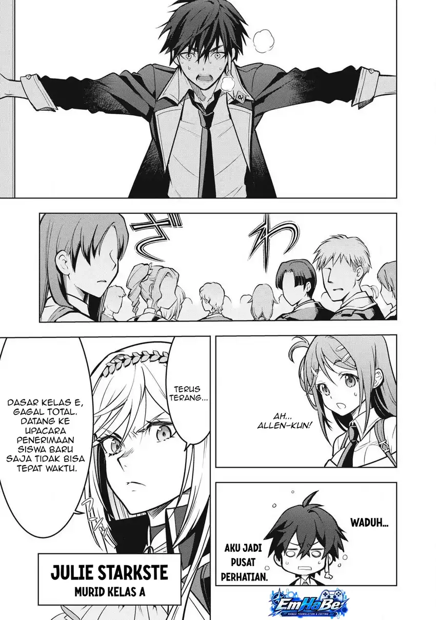 Academy Saikyou no Mob Healer: Shinigee Sekai no Mob ni Tensei Shita Ore wa, Hazure Job [Healer] to Gensaku Chishiki de Musou Suru Chapter 4 - halaman 14