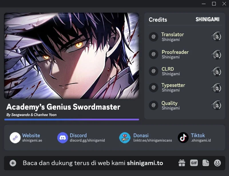 Academy’s Genius Swordmaster Chapter 134 - halaman 1