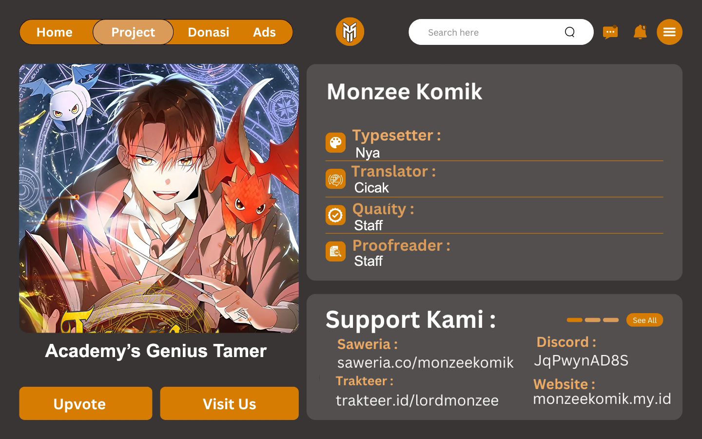 Academy’s Genius Tamer Chapter 39 - halaman 1